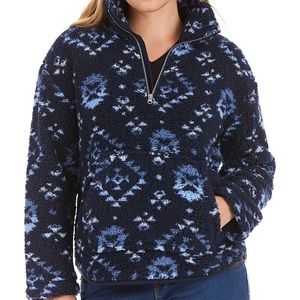 Old Navy Sherpa Quarter Zip
